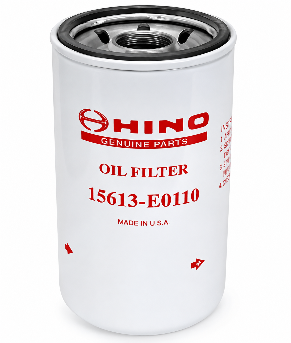 HINO Genuine Oil Filter 15613-E0110 White Filter
