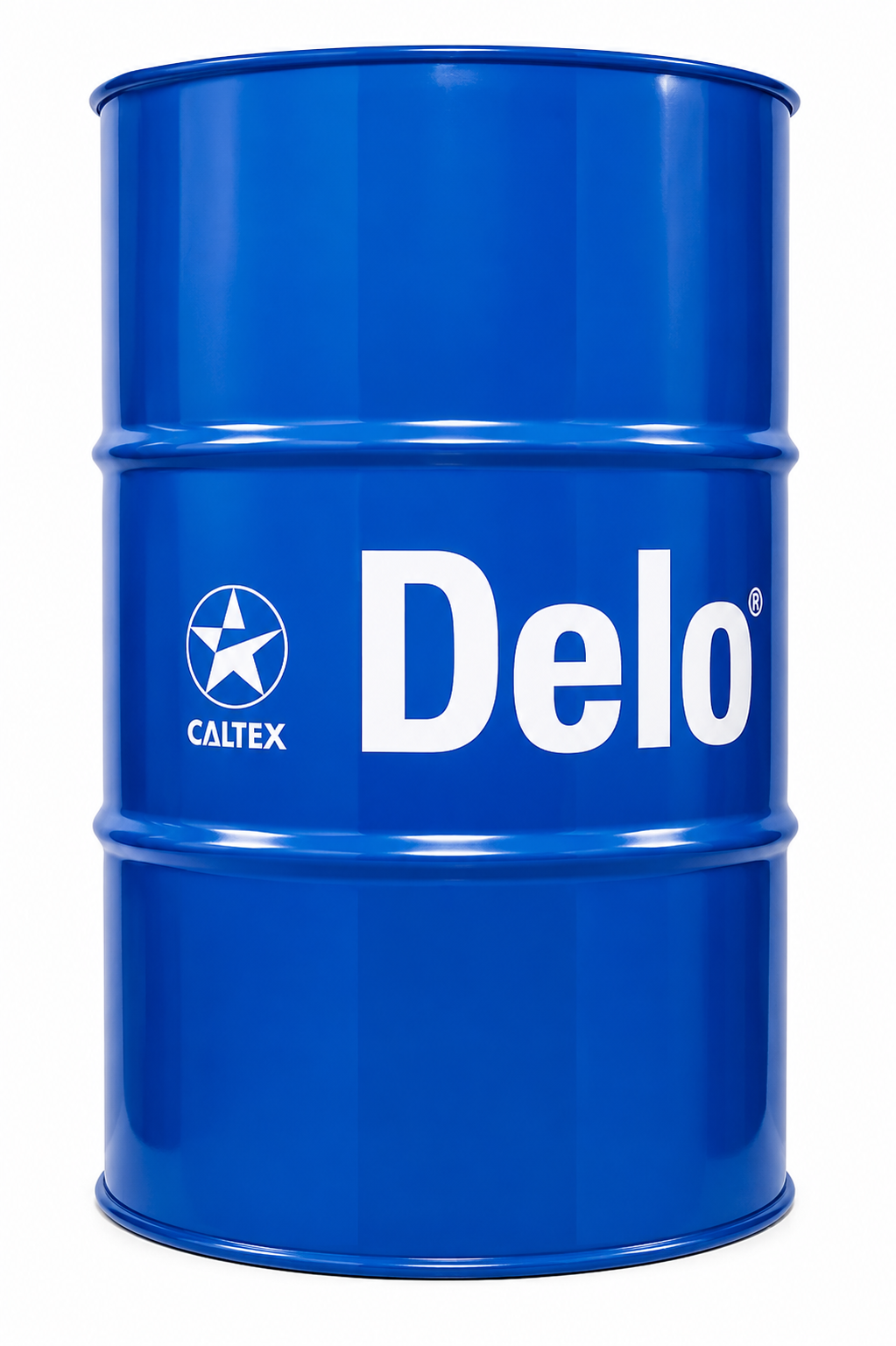 Caltex Delo 208L Heavy Industrial Sealed Steel Oil Drum