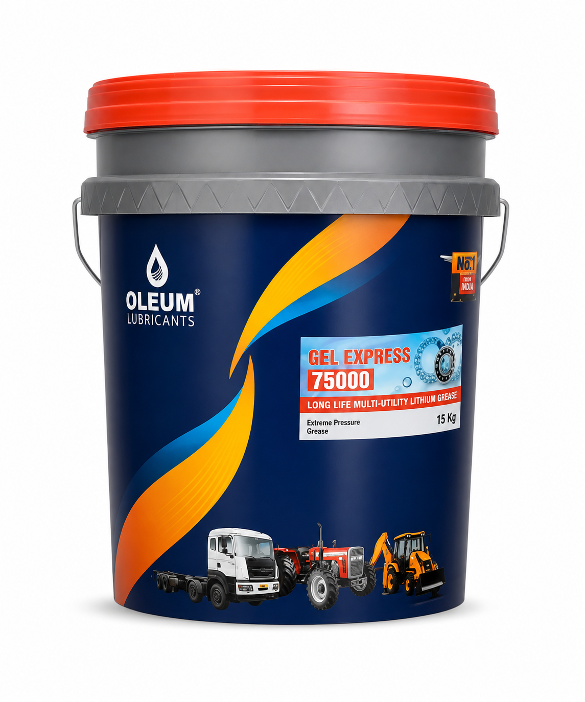 Oleum Gel Express 75000 Industrial Lithium Complex Grease Pail